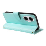 For Xiaomi Poco F7 5G / Xiaomi Redmi Turbo 4 Pro 5G Wallet Case Rhombus Leather Phone Cover with Strap