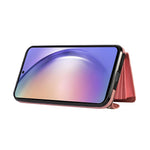 Samsung Galaxy A15 4G / 5G-etui i PU-læder + TPU, RFID-blokerende kortholder, mobilcover med 2 remme