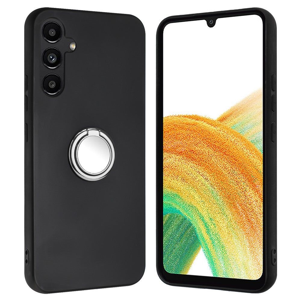 Til Samsung Galaxy A17 5G / A17 4G / A26 5G cover Ring Kickstand Blød TPU Mat Telefoncover