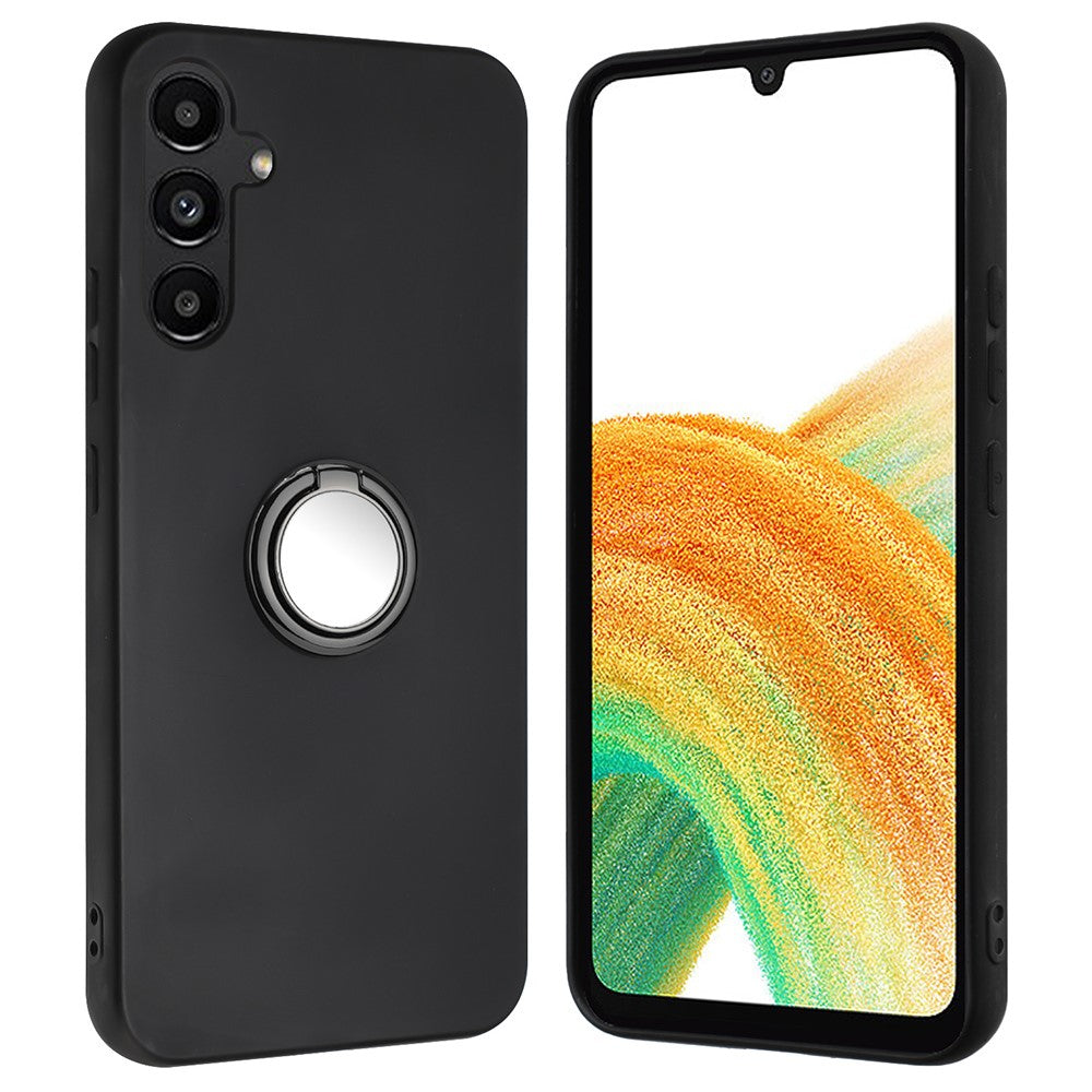 Til Samsung Galaxy A17 5G / A17 4G / A26 5G cover Ring Kickstand Blød TPU Mat Telefoncover