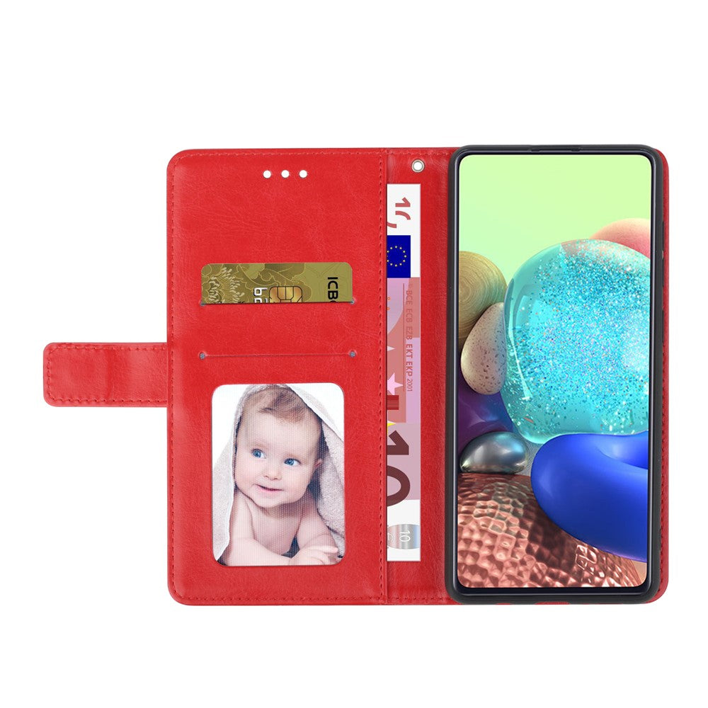 Til Samsung Galaxy A17 5G / A17 4G / A26 5G etui med håndledsrem Y-formede linjer præget læder telefoncover