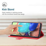 Til Samsung Galaxy A17 5G / A17 4G / A26 5G etui med håndledsrem Y-formede linjer præget læder telefoncover