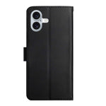 For iPhone 17 Case Genuine Cow Leather Phone Cover Nappa Texture