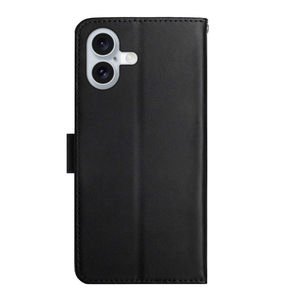 For iPhone 17 Case Genuine Cow Leather Phone Cover Nappa Texture