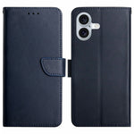 For iPhone 17 Case Genuine Cow Leather Phone Cover Nappa Texture