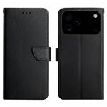 For iPhone 18 Pro / 17 Pro Case Genuine Cow Leather Phone Cover Nappa Texture