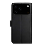 For iPhone 18 Pro / 17 Pro Case Genuine Cow Leather Phone Cover Nappa Texture