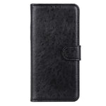 Samsung Galaxy S23+ Crazy Horse-struktureret PU-læderpung med magnetisk lukning og stativ