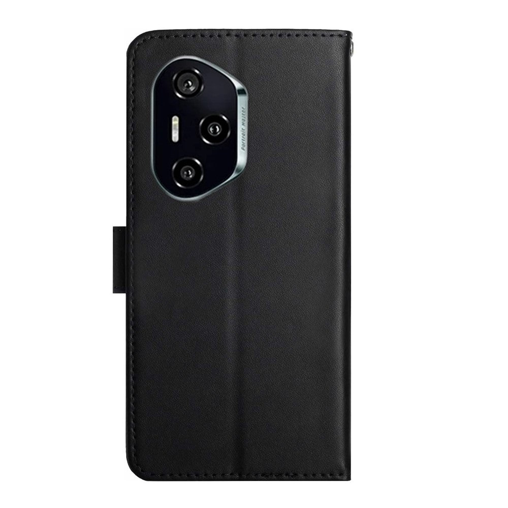For Honor 400 Pro 5G (Global) Case Genuine Cow Leather Phone Cover Nappa Texture