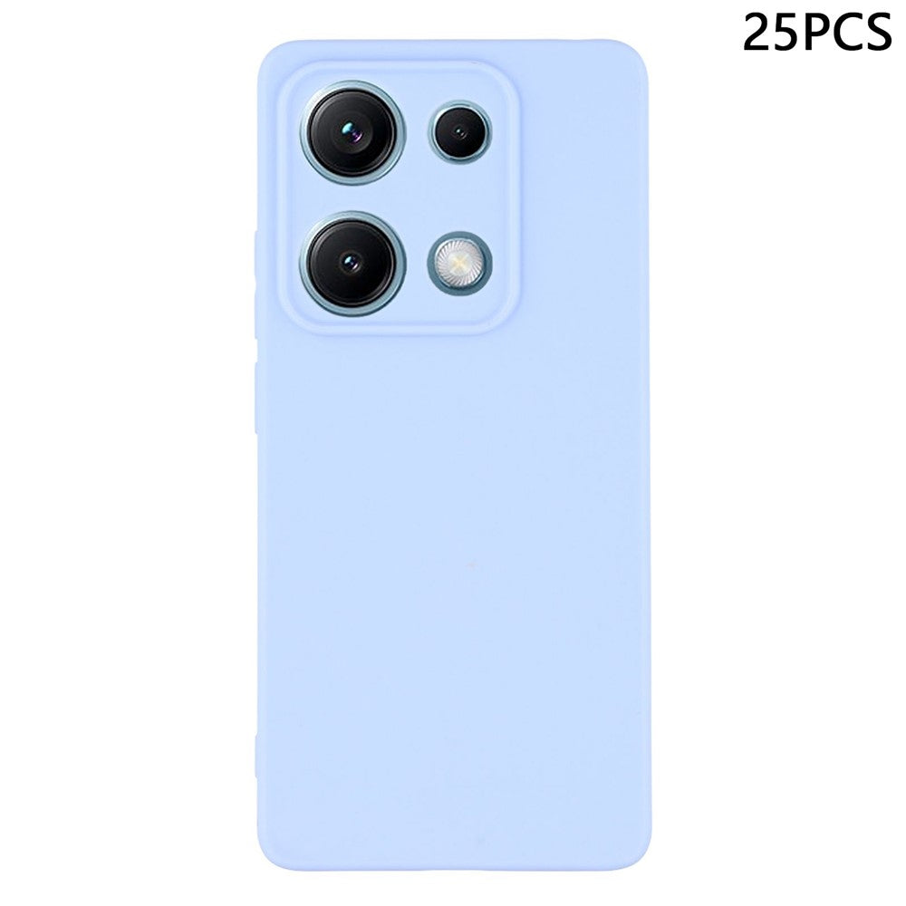 25 st. för Xiaomi Redmi Note 14S 4G-skal, 1,2 mm, matt TPU-mobilskal