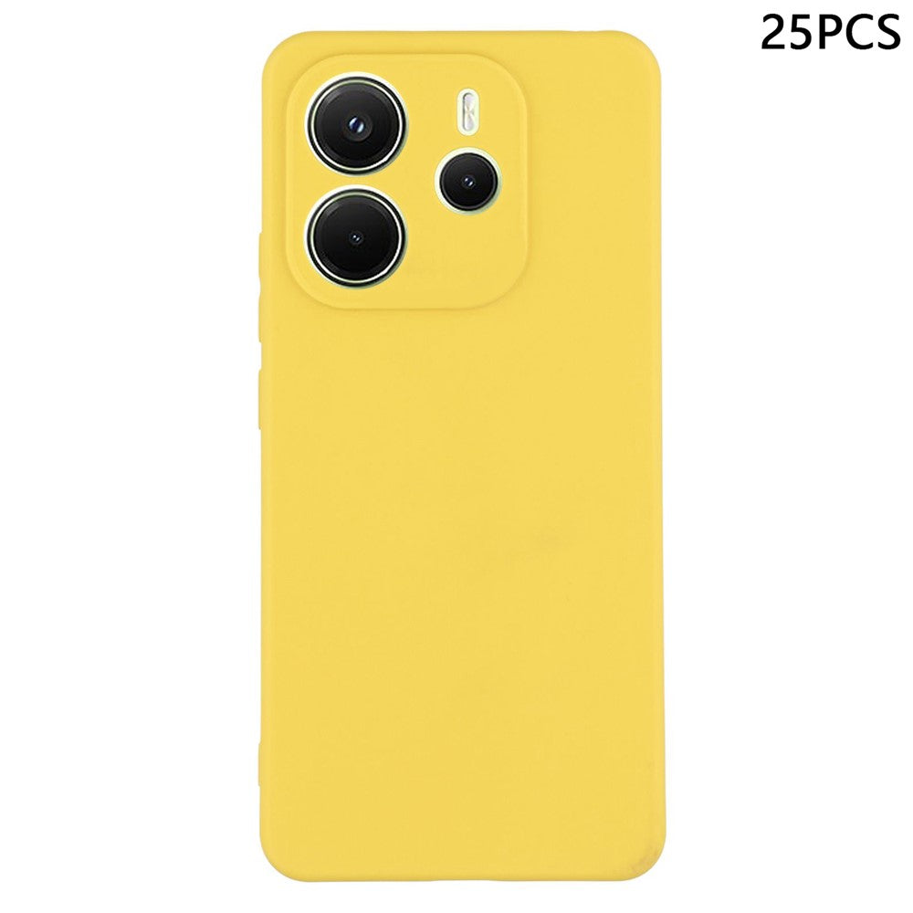 25Pcs For Xiaomi Redmi Note 14 4G (164.84mm) Case 1.2mm TPU Matte Phone Cover