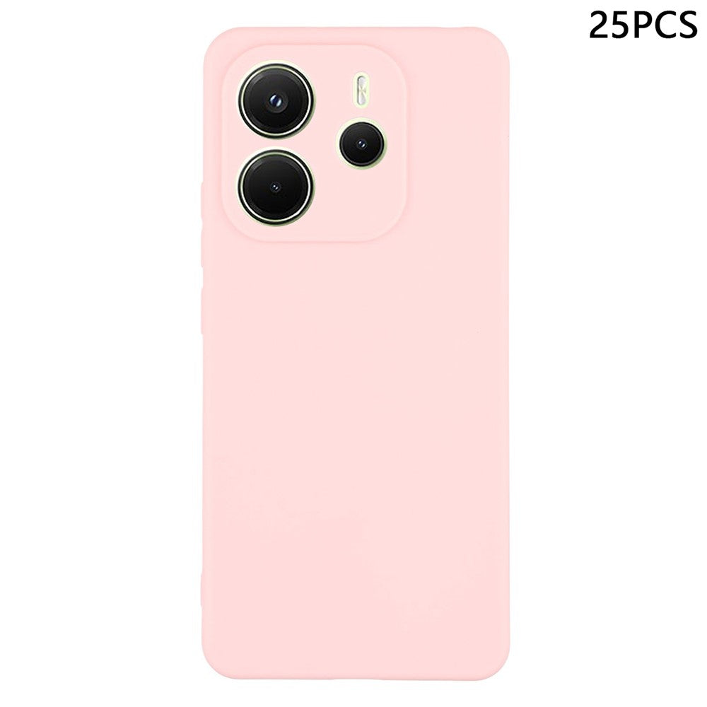 25Pcs For Xiaomi Redmi Note 14 4G (164.84mm) Case 1.2mm TPU Matte Phone Cover