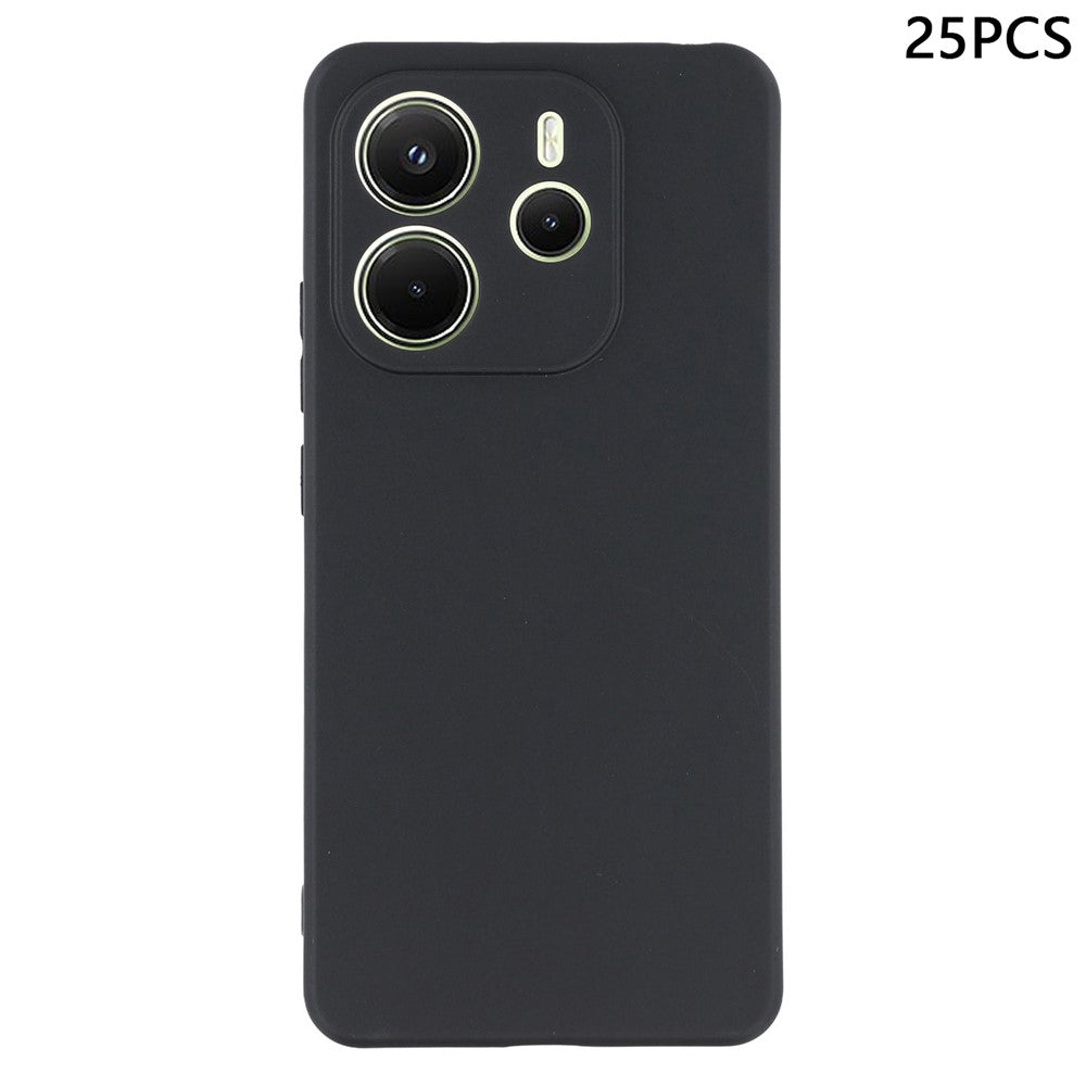 25Pcs For Xiaomi Redmi Note 14 4G (164.84mm) Case 1.2mm TPU Matte Phone Cover