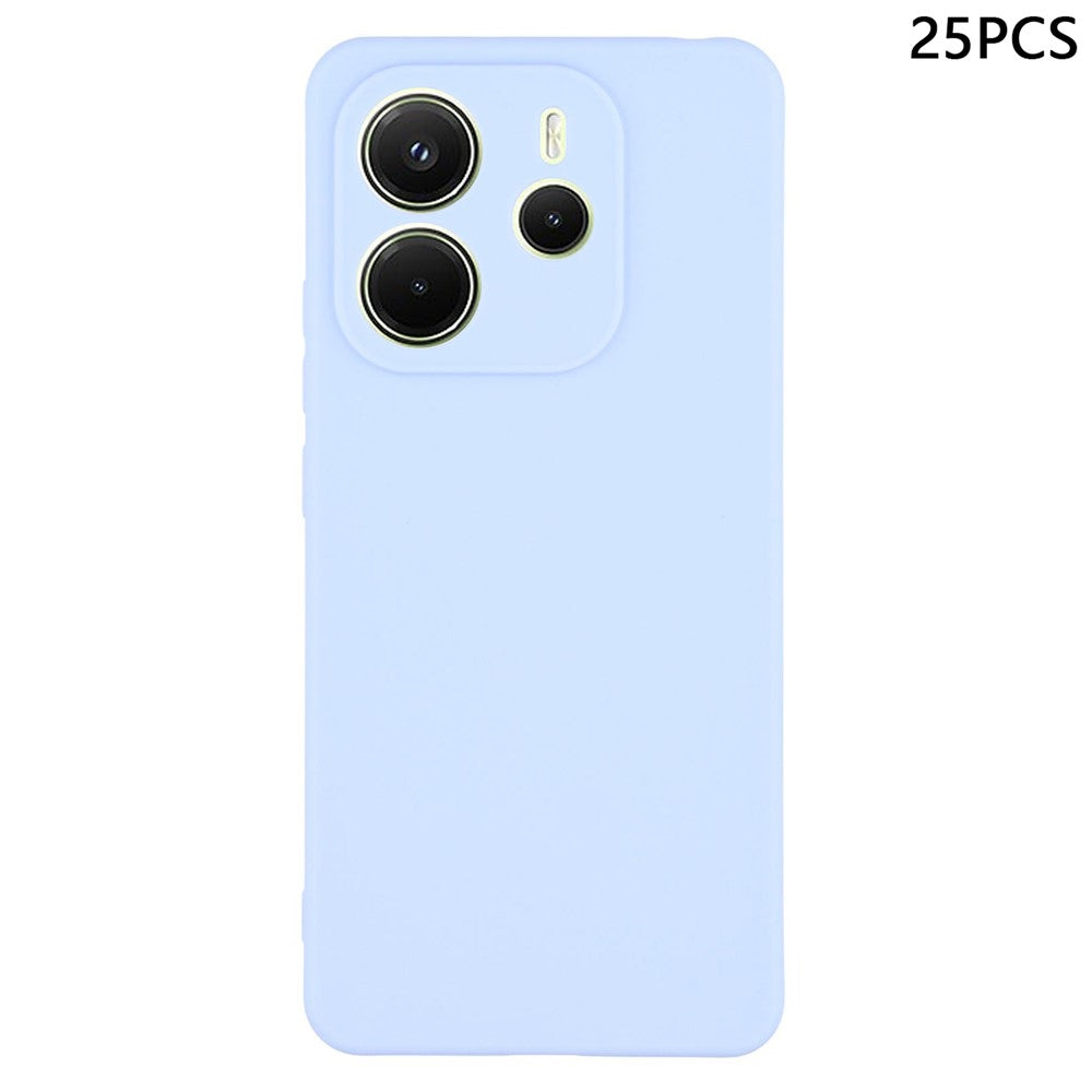 25Pcs For Xiaomi Redmi Note 14 5G Case 1.2mm TPU Matte Phone Cover