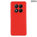 25Pcs For Xiaomi Redmi Note 14 Pro+ 5G Case 1.2mm TPU Matte Phone Cover