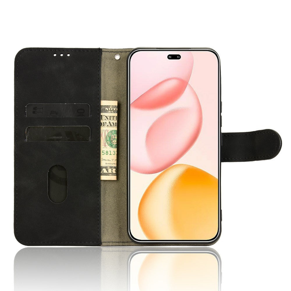 For Honor 400 Pro 5G (Global) Leather Case Skin Feel Anti Drop Wallet Flip Phone Cover