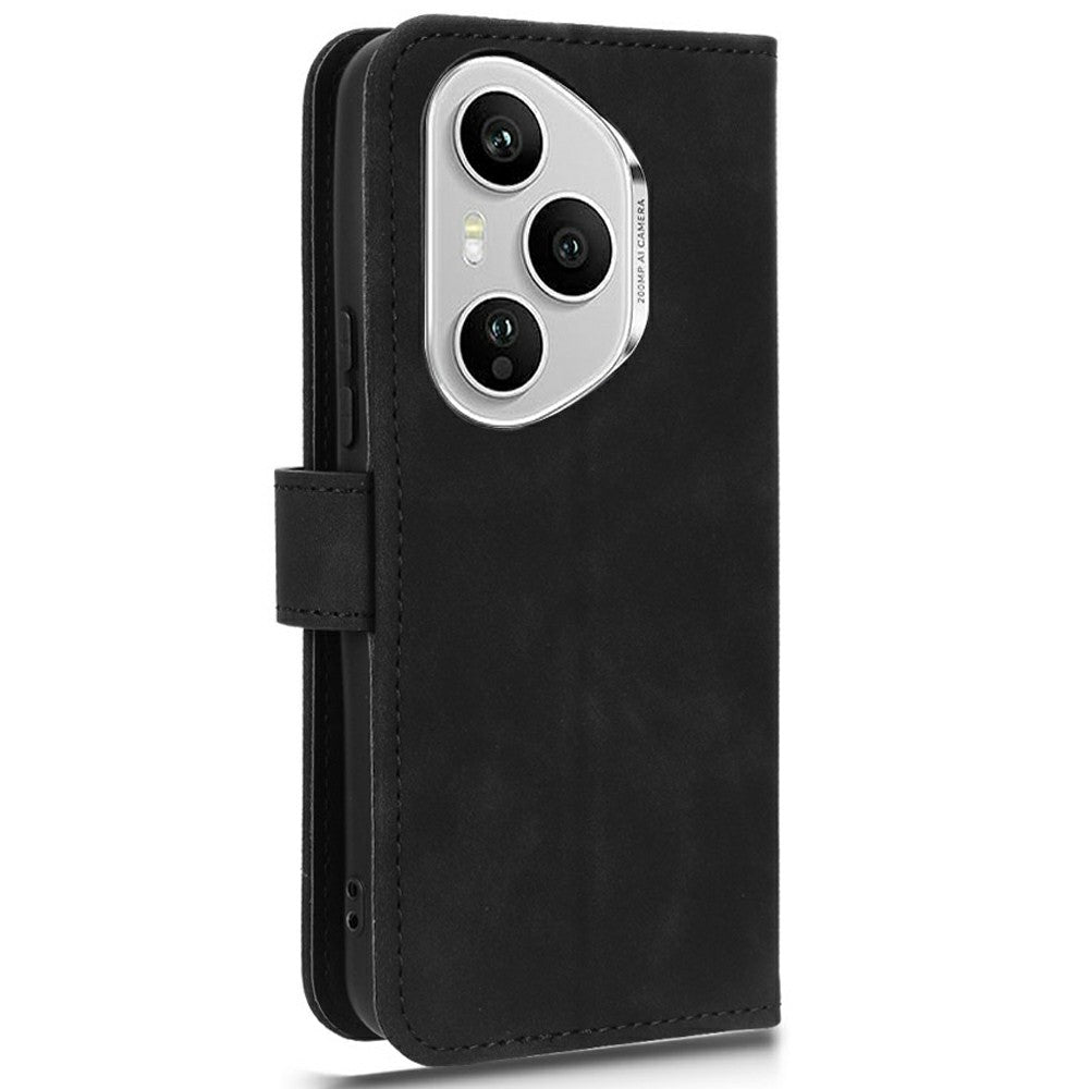 For Honor 400 Pro 5G (Global) Leather Case Skin Feel Anti Drop Wallet Flip Phone Cover