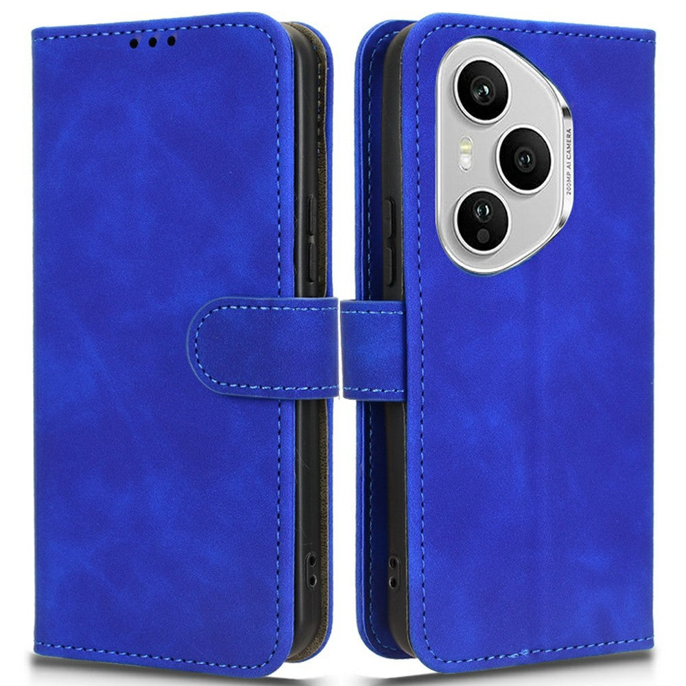 For Honor 400 Pro 5G (Global) Leather Case Skin Feel Anti Drop Wallet Flip Phone Cover