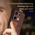 AZNS For Xiaomi Redmi Note 14S 4G Case Protective PU Leather Covered TPU Phone Shell