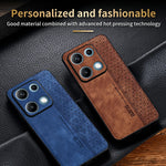 AZNS For Xiaomi Redmi Note 14S 4G Case Protective PU Leather Covered TPU Phone Shell