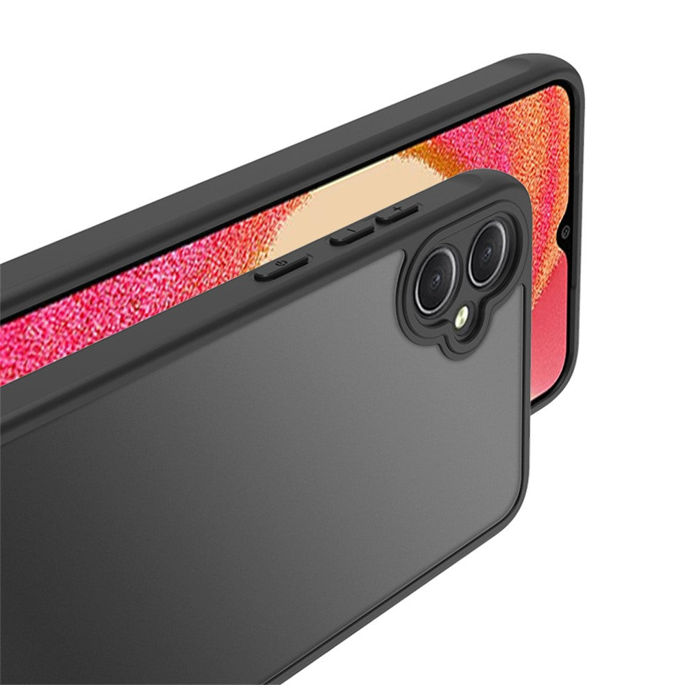 Samsung Galaxy A05 4G-skal, pekskärm, matt PC + TPU, stötsäkert bakstycke