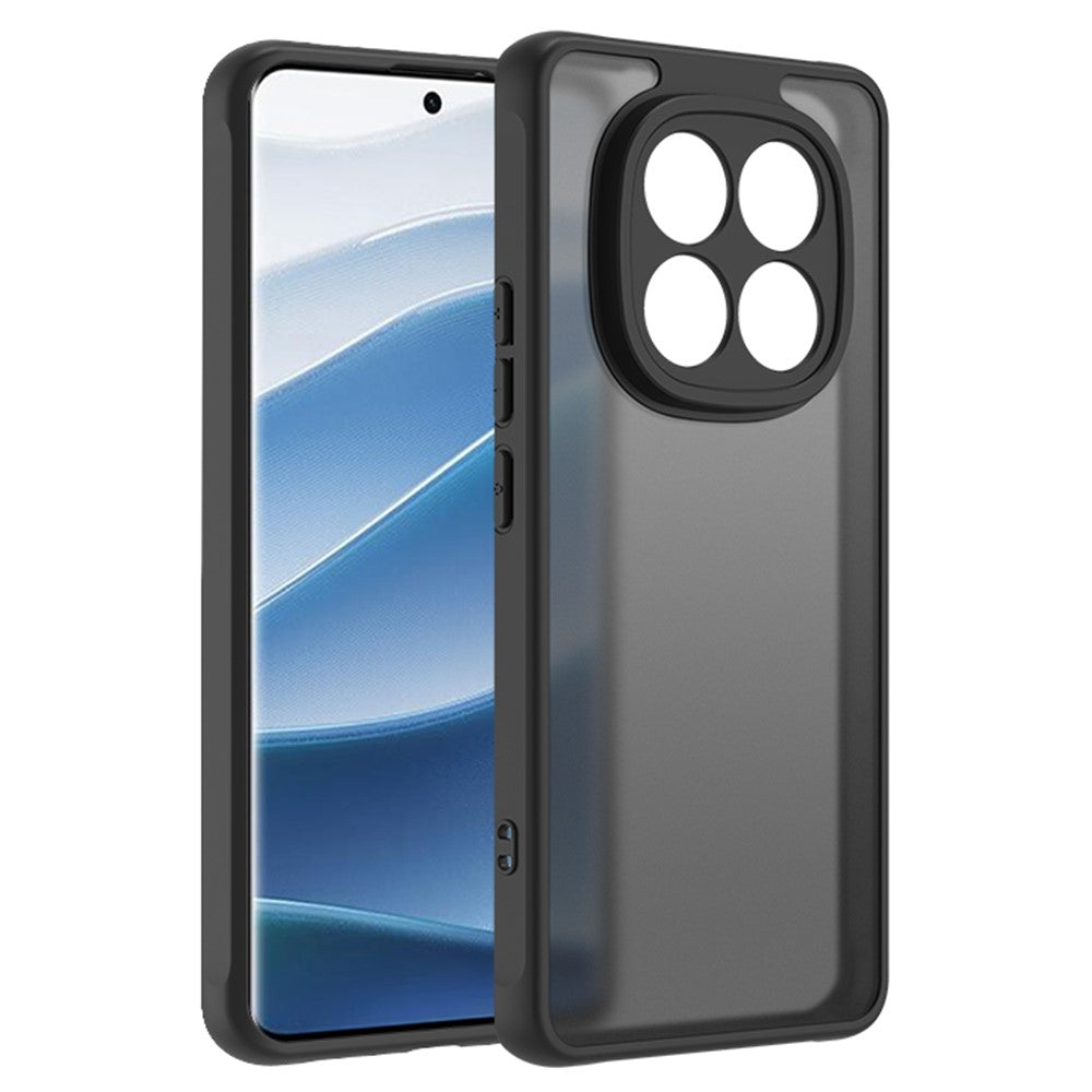 For Xiaomi Redmi Note 14 Pro+ 5G Case Skin Touch Matte PC + TPU Shockproof Phone Back Cover