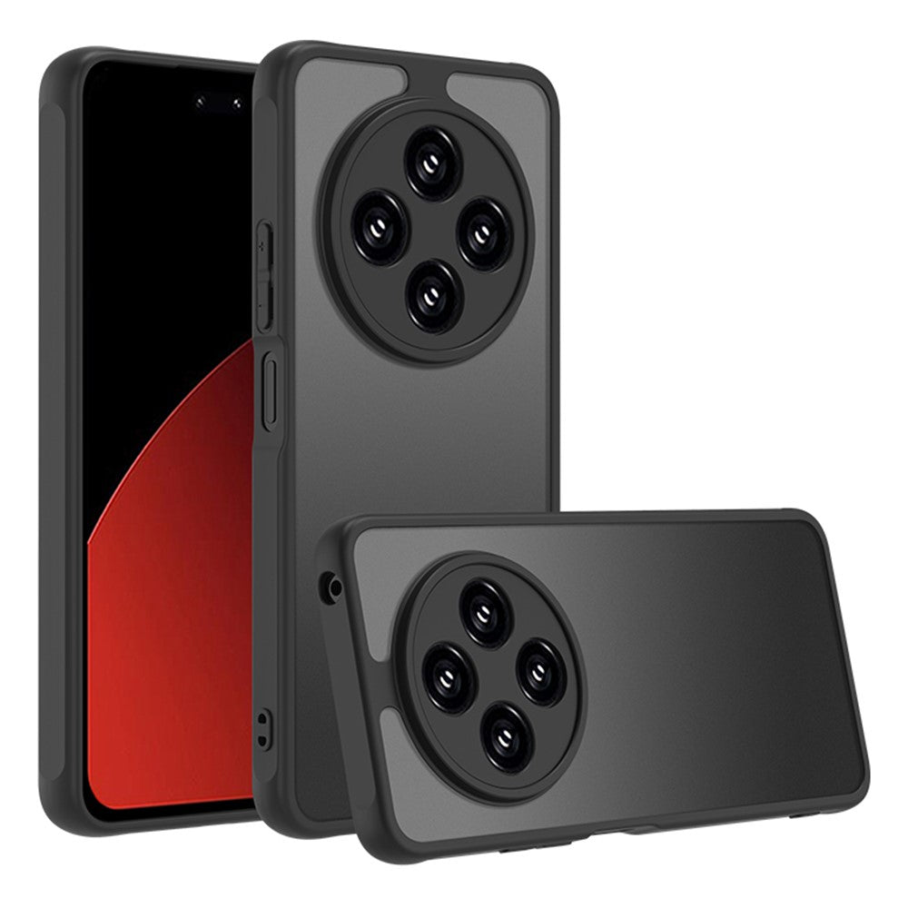 mobilskal till Xiaomi Redmi 14C 5G / 14C 4G / 14R 5G / Poco C75 4G, pekskärm, matt PC + TPU, stötsäkert bakstycke