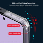 XUNDD För Oppo Reno14 Pro 5G (Global) Skal Stoppsäkert TPU + Akryl Genomskinligt Baksida mobilskal