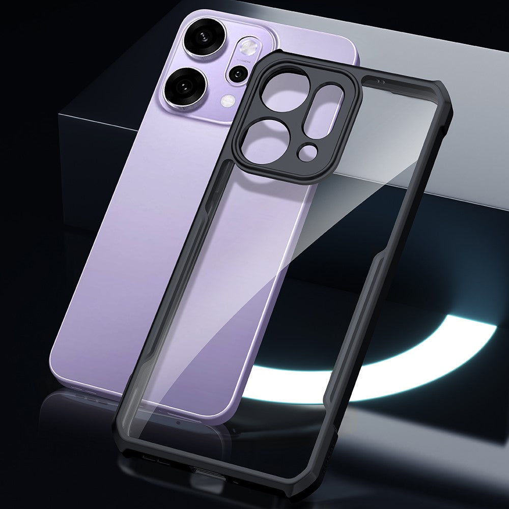 XUNDD För Oppo Reno14 Pro 5G (Global) Skal Stoppsäkert TPU + Akryl Genomskinligt Baksida mobilskal