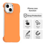 Til iPhone 15 Cover Rammeløst Ultratyndt TPU + PET Telefoncover Forstærkede Hjørner