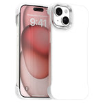 Til iPhone 15 Cover Rammeløst Ultratyndt TPU + PET Telefoncover Forstærkede Hjørner