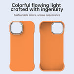 For iPhone 15 Plus / 14 Plus Case Frameless Ultra Thin TPU + PET Phone Cover Reinforced Corners