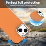 For iPhone 15 Plus / 14 Plus Case Frameless Ultra Thin TPU + PET Phone Cover Reinforced Corners