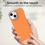 For iPhone 15 Plus / 14 Plus Case Frameless Ultra Thin TPU + PET Phone Cover Reinforced Corners