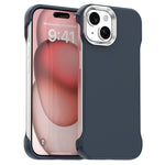 For iPhone 15 Plus / 14 Plus Case Frameless Ultra Thin TPU + PET Phone Cover Reinforced Corners