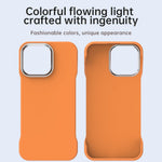 Til iPhone 15 Pro Max cover, rammeløst, ultratyndt TPU + PET-telefoncover med forstærkede hjørner