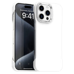 Til iPhone 15 Pro Max cover, rammeløst, ultratyndt TPU + PET-telefoncover med forstærkede hjørner