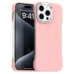 Til iPhone 15 Pro Max cover, rammeløst, ultratyndt TPU + PET-telefoncover med forstærkede hjørner
