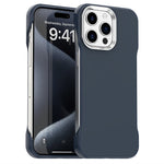 Til iPhone 15 Pro Max cover, rammeløst, ultratyndt TPU + PET-telefoncover med forstærkede hjørner