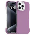 Til iPhone 15 Pro Max cover, rammeløst, ultratyndt TPU + PET-telefoncover med forstærkede hjørner