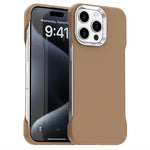 Til iPhone 15 Pro Max cover, rammeløst, ultratyndt TPU + PET-telefoncover med forstærkede hjørner