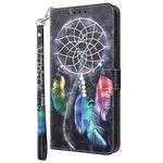 For Honor X8 4G 4G PU Leather 3D Pattern Printing Anti-drop Case Magnetic Clasp Phone Stand Wallet Cover with Strap
