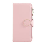 For Xiaomi Redmi Note 14 4G (164.84mm) Case Zipper Wallet Leather Phone Cover with Wrist Strap