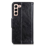 Anti-scratch Phone Case For Samsung Galaxy S23 Nappa Texture Split Leather Magnetic Flip Folio Wallet Stand Protective Phone Cover