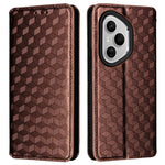For Honor 400 Pro 5G (Global) Case Wallet Rhombus Imprinted Leather Phone Cover
