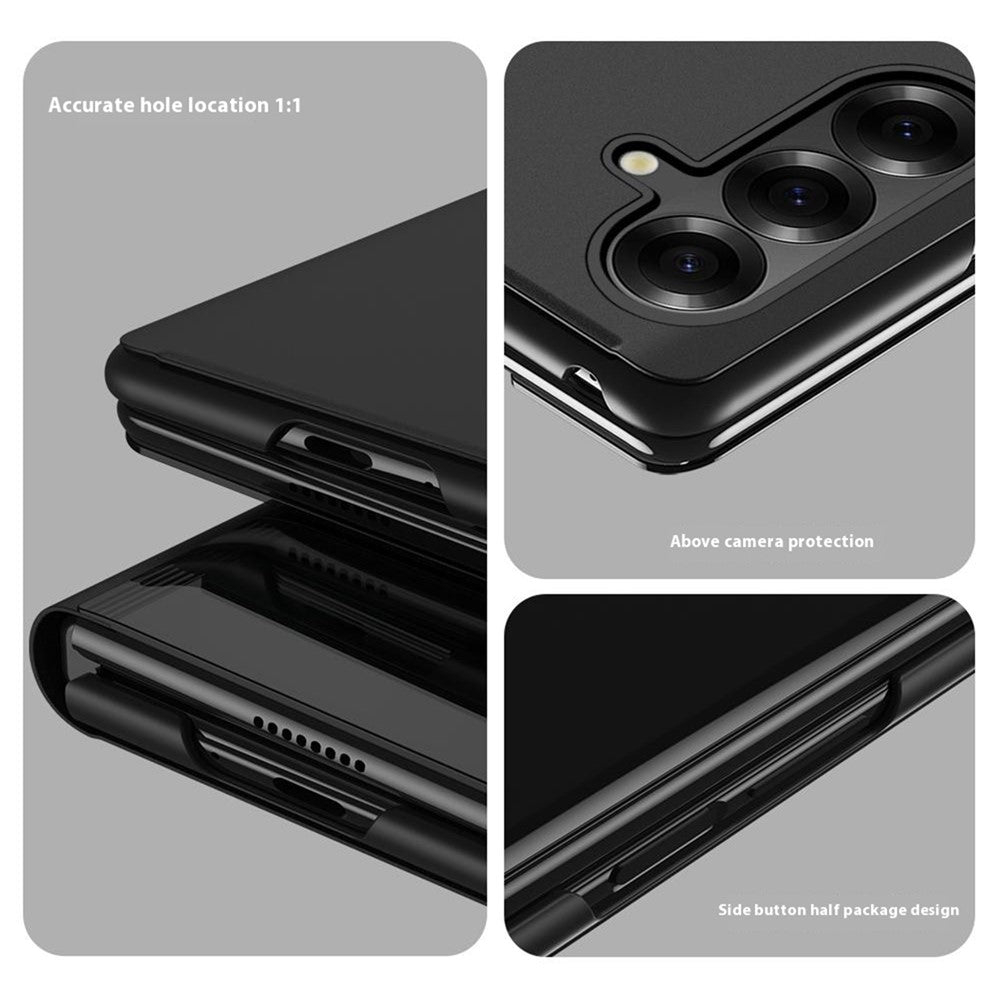 For Samsung Galaxy Z Fold7 5G Flip Leather Cover with Stand Full Body Protective Phone Case