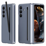 Til Samsung Galaxy Z Fold7 5G telefoncover med hærdet glasfilm hårdt pc-bagcover med stylus