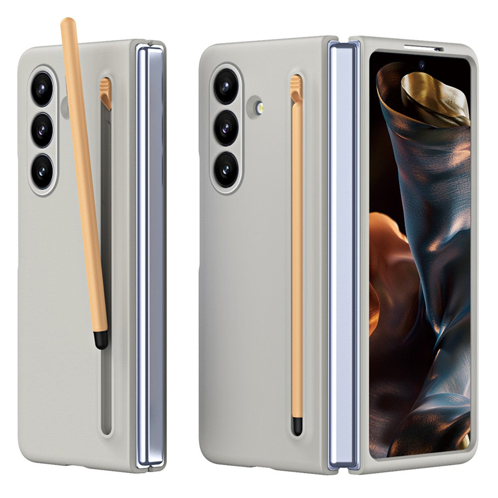Til Samsung Galaxy Z Fold7 5G Etui med Stylus Hårdt PC Telefon Bagcover