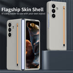 Til Samsung Galaxy Z Fold7 5G Etui med Stylus Hårdt PC Telefon Bagcover