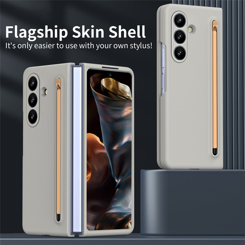 Til Samsung Galaxy Z Fold7 5G Etui med Stylus Hårdt PC Telefon Bagcover